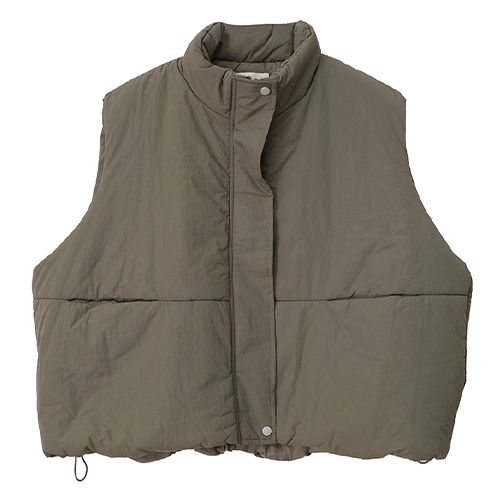 立領鋪棉背心外套*3色