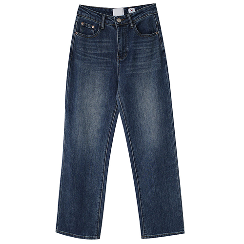 高腰修身直筒牛仔褲*1色