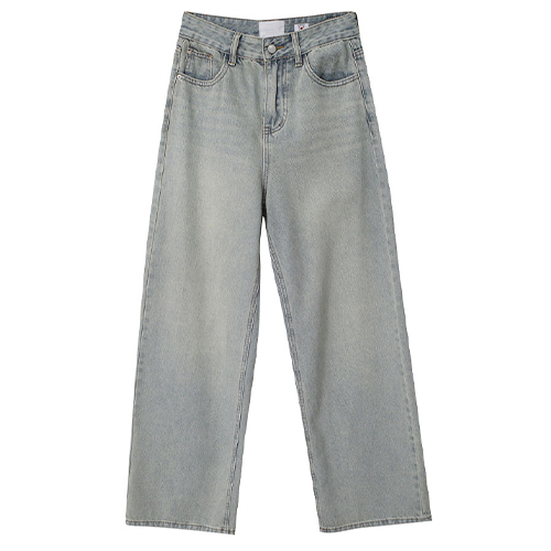 洗舊感直筒牛仔褲*2色