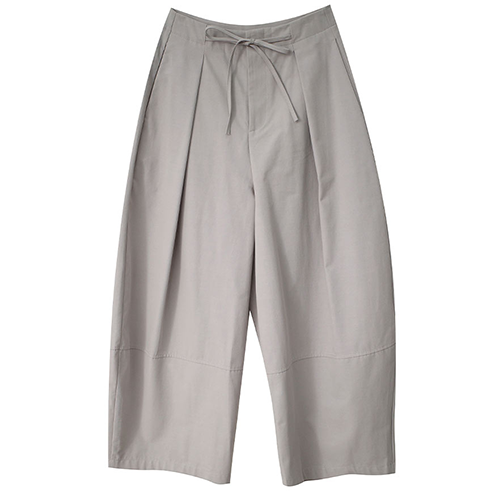 挺料質感綁帶壓褶氣球褲*3色