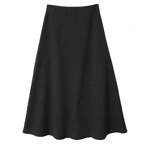 內刷毛棉質A字長裙*2色