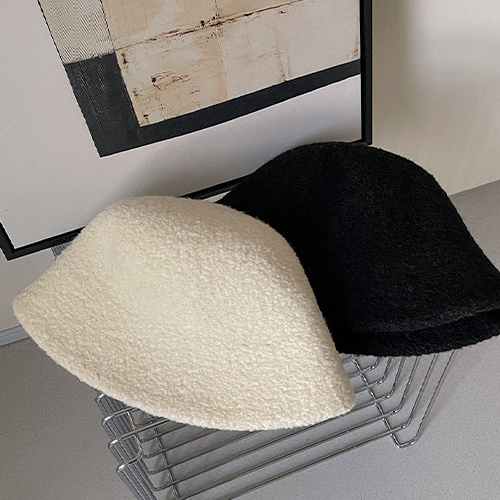 羊羔毛鐘型盆帽*2色